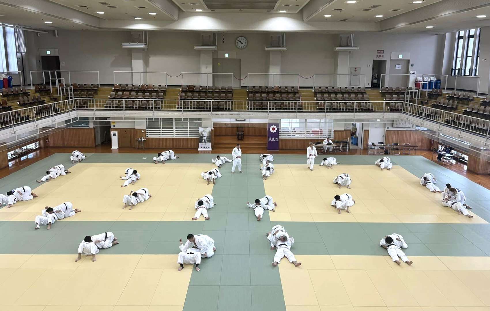 The main training hall at the Kodokan, Tokyo